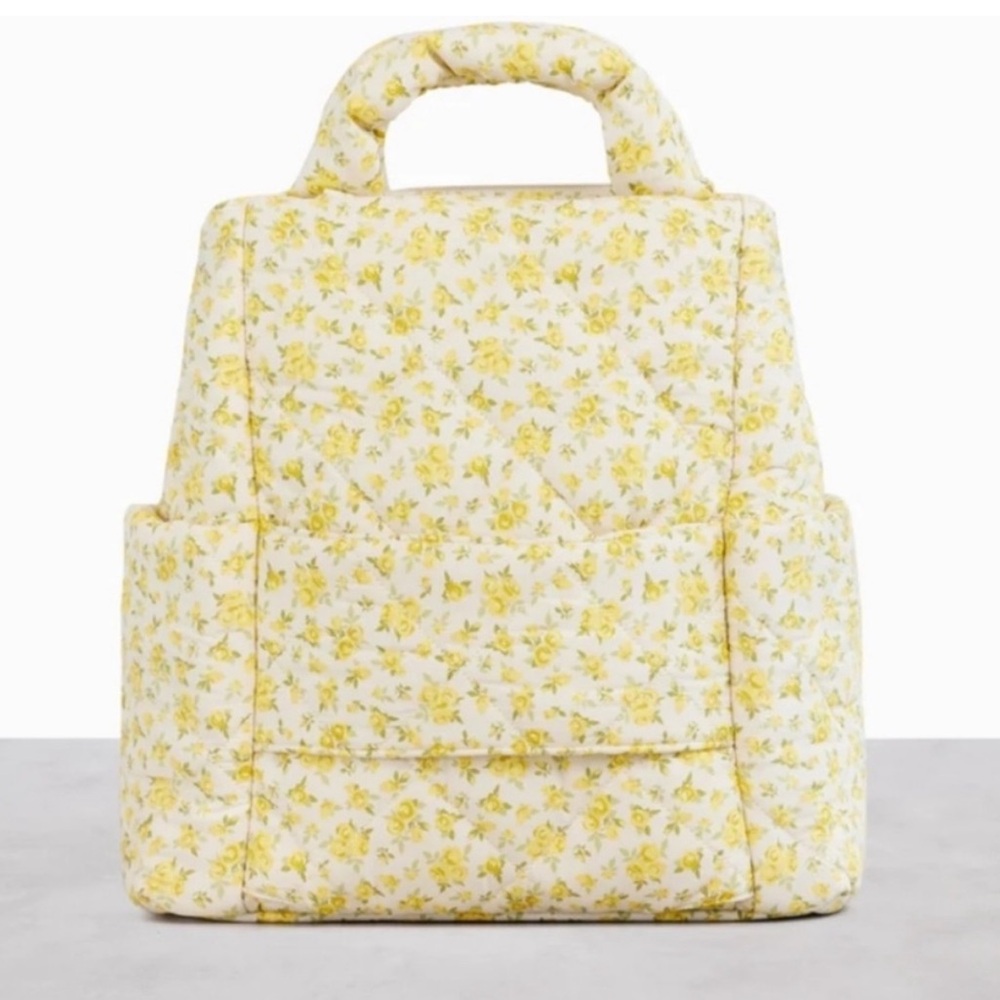 Beis x Elsa garden party diaper backpack